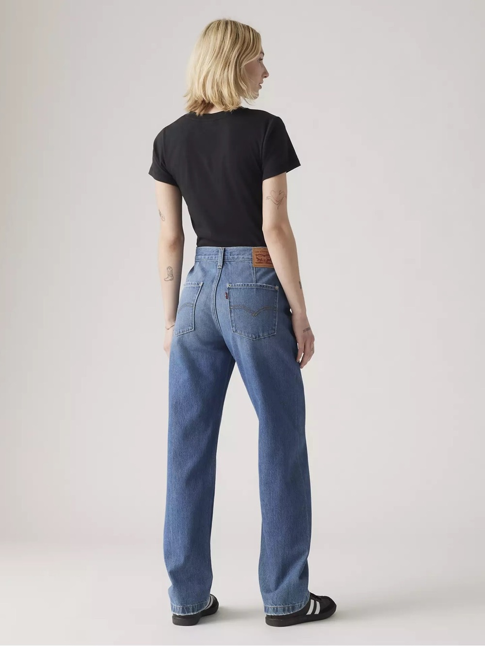 Levi's Women's baggy 94’Jeans in Classic Blue - Picture 2 of 5